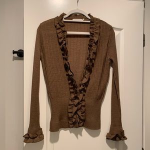 Anne Fontaine wool cardigan. “Parfaite Laine”